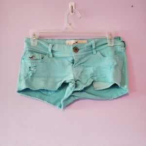 Hollister blue jean shorts 💙